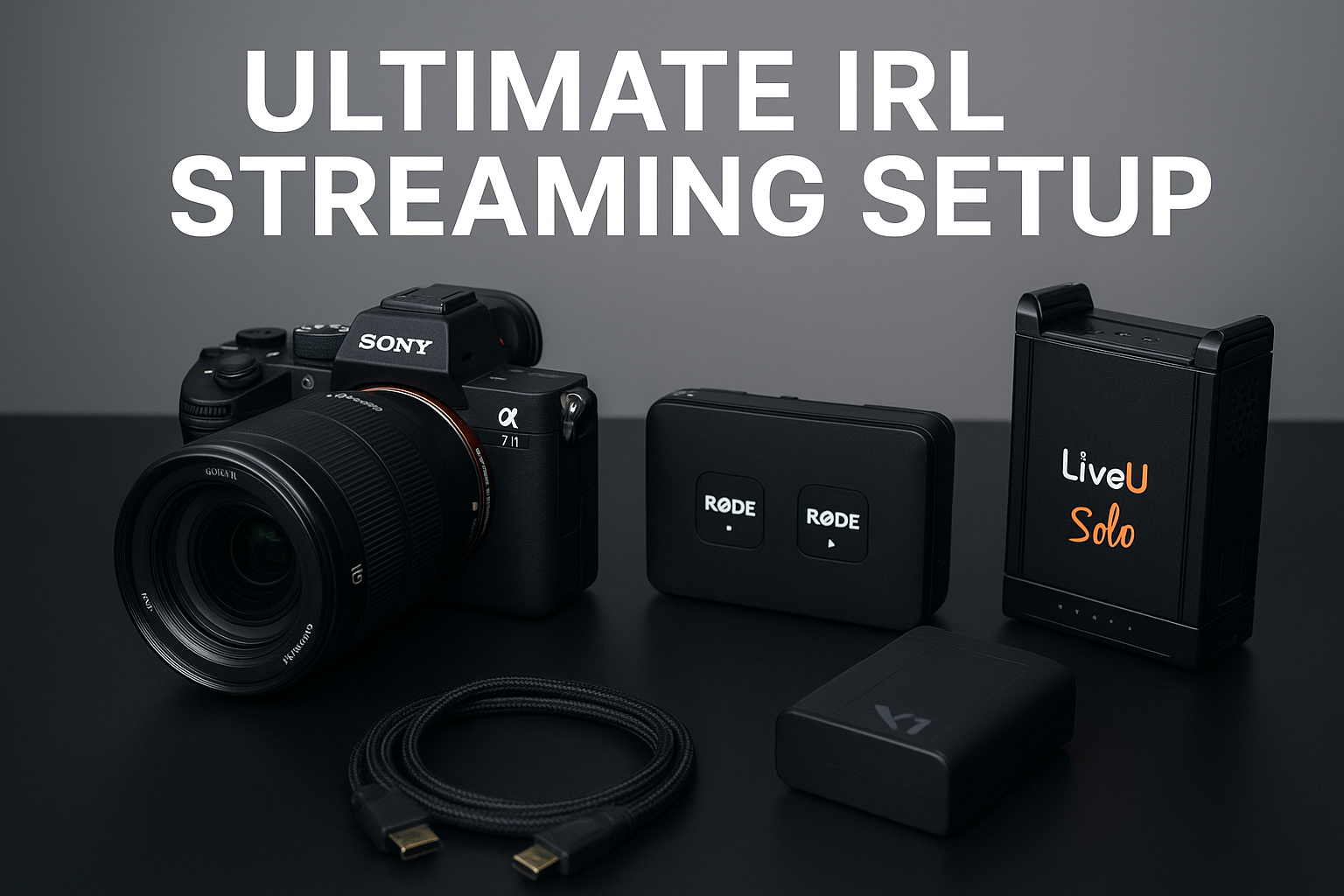 IRL STREAMING SET UP & SET UP